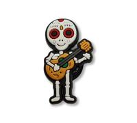 SUPER CUTE Enchanted Sugar Skull With Guitar - Charms For Crocs/Shoes - 3D
