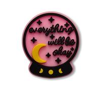 Super Cute Everything Will Be Ok Crystal Ball Magic - Charms For Crocs/Shoes