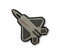 Super Cute Fighter Jet Plane Croc Charm - War - Military - Air Force
