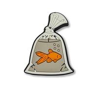 Super Cute Goldfish In A Bag - Fairground Prize - Fun - Charms For Crocs/Shoes