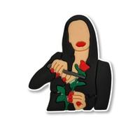 Super Cute Halloween Spooky Morticia Addams - Charms For Crocs/Shoes