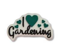 Super CUTE I Love Gardening Badge Heart - Charms For Crocs/Shoes Plants