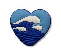 SUPER CUTE Peaceful Sea Heart Waves - Charms For Crocs/Shoes - 3D - Nature