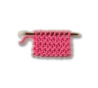 Super Cute Pink Knitting Needle Crochet Croc Charm - Hobby Pretty