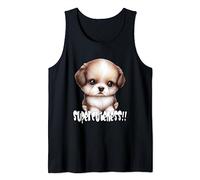 Super Cute Puppy Art on a Tank Top