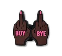 SUPER CUTE Queen Boy Bye Fingers - Fun Croc Charm - PRETTY - 3D