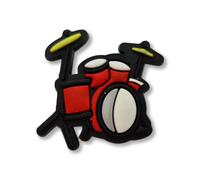 Super Cute Red Drum Set Croc Charm - Band - Music