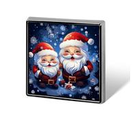 Super Cute Santa Claus Square Lapel Pins Backpack Pin Cute Brooch Decoration Brooches for Women Men Fashion Button Badges for Hat Backpacks Purses Jackets Shirt Suit