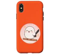 Super Cute Shima Enaga “Japanese Snow Fairy Bird” Design Case for iPhone X/XS