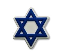 Super Cute Star Of David Badge - Charms For Crocs/Shoes - PVC - 3D - Pretty