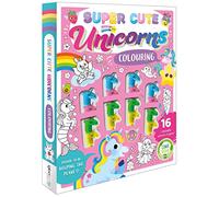Super Cute Unicorns Colouring (Book and Crayon Set)