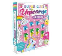 Super Cute Unicorns Colouring In Kit