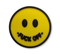 Super Cute Very Rude Smiling Face Smiley - Charms For Crocs/Shoes - PVC Funny