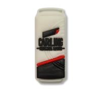 Super Cute White & Black Can Of Beer Lager Dad Lad Gift Cheers Funny Father Croc Charm