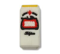 Super Cute White & Red Can Of Beer Lager Dad Lad Gift Cheers Funny Father Croc Charm
