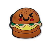 Super CUTE Winking BURGER - FOOD - Charms For Crocs/Shoes - JUNK - FUNNY - 3D