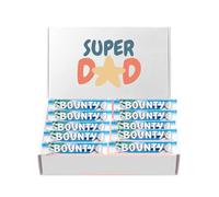 Super Dad Gift Box with 10 Full-Sized Bounty Chocolate Bars, Mailbox-Friendly Father's Day Gift