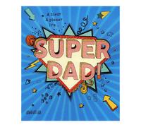Super Dad Happy Father's Day Card Flittered & Embossed Greeting Cards