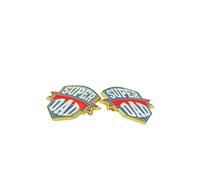 Super Dad Set of 2 Pin Badges-Father's Day Gift for the Greatest Dads