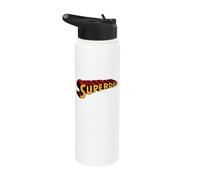 Super dad Superdad Funny Superhero Dad Stainless Steel Insulated Water Bottle