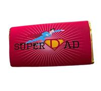 Super Dad, themed funny Novelty Chocolate Bar - Gift,Birthday Present. For Birthdays, Christmas,Fathers Day, Easter and Valentines Day (One Size, Dark Chocolate)