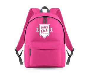 Super Dad To The Rescue Backpack Rucksack 18L Bag - 42 x 31 x 21cm
