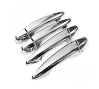 SUPER DAFI Exterior Door Handle Cover for 1 2 for Series X1 X2 X5 X6 Auto ABS Chrome Car Outer Door Handle Cover Bowl Protection Covers Sticker Trim Accessories Outer Door Handle(A-Glossy Silver)