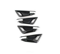 SUPER DAFI Facia Panel Trim For A3 8Y 2021 2022 Car Inner Door Handle Bowl Frame Trim Carbon Fiber Texture Knob Decorative Cover Interior Parts Car Moulding Strip(Sedan)