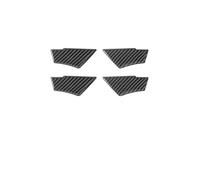 SUPER DAFI Facia Panel Trim For A3 8Y S3 2021-2025 Car Interior Door Handle Bowl Anti-Scratch Stickers Carbon Fiber Panel Trim Tuning Accessories Car Moulding Strip(2)
