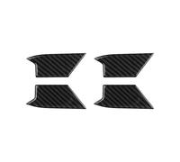 SUPER DAFI Facia Panel Trim For Golf 8 Mk8 2020 2021 4Pcs Car Interior Door Handle Bowl Cover Carbon Fiber Texture Trim Stickers Car Moulding Strip(2)