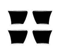 SUPER DAFI Facia Panel Trim For Hilux 2015 2016 2017 2018 2019 2020 2021 Carbon Fiber Pattern Inner Door Bowl Decorative Sticker Car Trim Cover Car Moulding Strip(1)