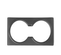 SUPER DAFI Facia Panel Trim For Tesla For Model 3 For Model3 For Highland 2024 ABS Carbon Fiber Pattern Rear Cup Panel Cover Anti-Scratch Trim Protector Car Moulding Strip(1)