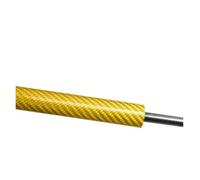 SUPER DAFI Gas Spring Strut 1PC For C5 For X7 Tourer 2008-2017 Front Hood Bonnet Modify Gas Strut Carbon Fiber Shock Spring Prop Rod Damper Gas Struts(Yellow)