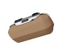 SUPER DAFI Sun Visor Clip For Opel Car Sunglasses Holder ABS Visor Glasses Case Clip Portable Anti Scratch Sun Box Storage Interior Accessoires Glasses Case Durable(Beige)