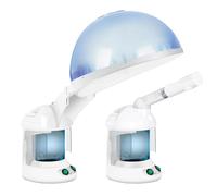 SUPER DEAL Hair Steamer PRO 3 in 1 Multifunction Ozone Facial Steamer with Bonnet Hood Attachment, Hair Therapy & Facial Steamer for Personal Care Use at Home or Salon