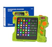 Super Decoder Game, 4-in-1 Code-Breaking Puzzle Game, Handheld Games for Kids and Adults, Birthday Gift for Boys and Girls, Travel Games for Road Trip (Green)