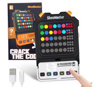 Super Decoder, Portable Handheld Games for Kids and Adults Code-Breaking Puzzle Game, Solo and Duo Play Modes, Travel Games for Road Trip