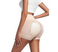 Super Deerlet Women Fake Buttocks Butt Lifter Thicker Pads Lace Panties Waisted Trainer Hip Enhancer Tummy Control Shapewear