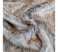 Super Deluxe Luxury Faux Fur Fabric Material - Brown Bear - Super Soft High Quality - SAL-1537 (1 Metre 150cm x 100 cm)