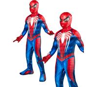 Super Deluxe Professional Use Boys Spiderman Costume Kids Fancy Dress Official