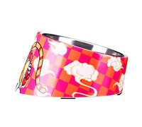 Super Design Mess Free 15° Slanted Bowl for Dogs and Cats, Tilted Angle Bulldog Bowl Pet Feeder, Non-Skid & Non-Spill, Easier to Reach Food