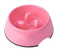 Super Design Slow Feeder Dog Bowls Cat Bowls- Anti-Gulping Puppy Slow Feeder Bowl for Dry Wet Raw Food Non-Slip Slow Feeder for Small Medium Large Breed