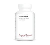 Super DHA - Heart & Brain - Docosahexaenoic Acid - Eicosapentaenoic Acid - Natural Omega-3 Formula - Sustainable Fishing - Non-GMO - SuperSmart