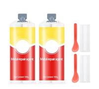 Super Diamond Mud Seal for Metal, Super Diamond Mud Seal Metal Repair, Super Diamond Mudseal for Iron, All Purpose Repair Glue Metal Repair Agent, Magic Welding Glue for Repairing (2pcs)