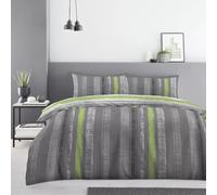 Super Dreamer 4 Pcs King Size Duvet Cover Set - Poly Cotton Soft Quilt Cover, Fitted Sheet & Pillow Cases - Breathable Complete Bedding Sets - Machine Wash Anti Allergic Bed Linen