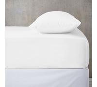 Gaveno Cavailia Fitted Sheet Single - White Microfiber, 91x190 cm, 25 cm Deep Pocket