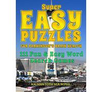 Super Easy Puzzles for Parkinson's Brain Health: 111 Fun & Easy Word Search Games