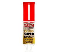 Super Epoxy Rapid Cure, Clear 2-Part Adhesive, 25ml Syringe, Fast-Setting Bond for Metal, Wood, Glass, Plastic