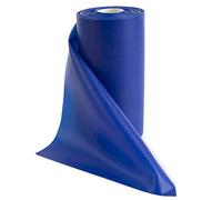 Super Exercise Band Blue Medium Strength Latex Free Resistance Band material in 8 Yard (25 ft.) Rolls. Home Gym Training For Physical Therapy, Pilates, Stretching, Yoga, and Strength Workouts.