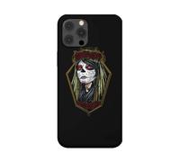 SUPER FABRIQUE Transparent Case for Apple iPhone 7/8/SE X-XS-XR 11 12 13 14 and 15 Mexican Skull Los Muertos (iPhone 15 Pro Max)